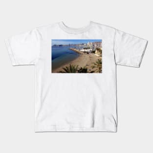 Benidorm Mal Pas Beach Costa Blanca Spain Kids T-Shirt